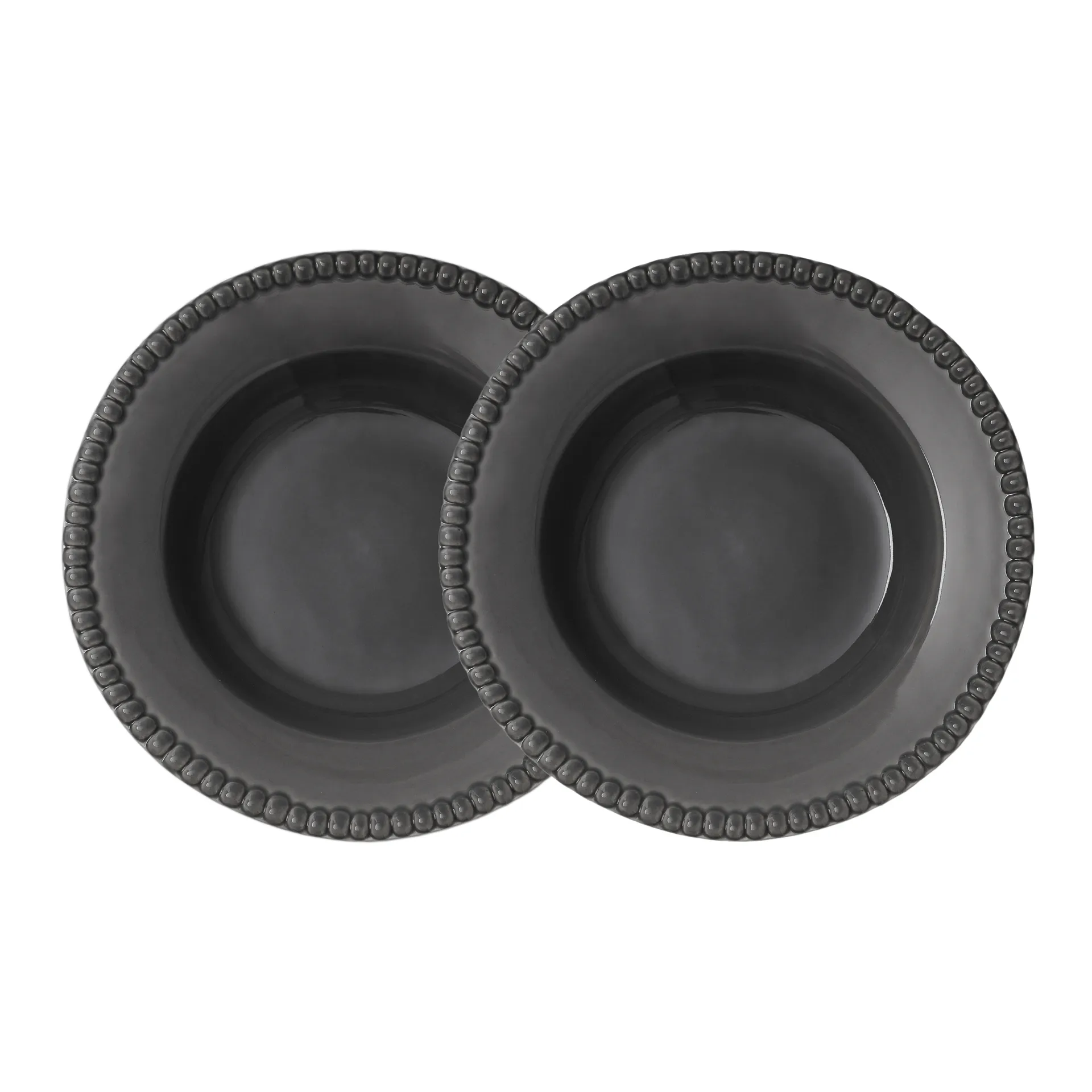 Daria dyp tallerken Ø26 cm 2-stk., Clean grey PotteryJo