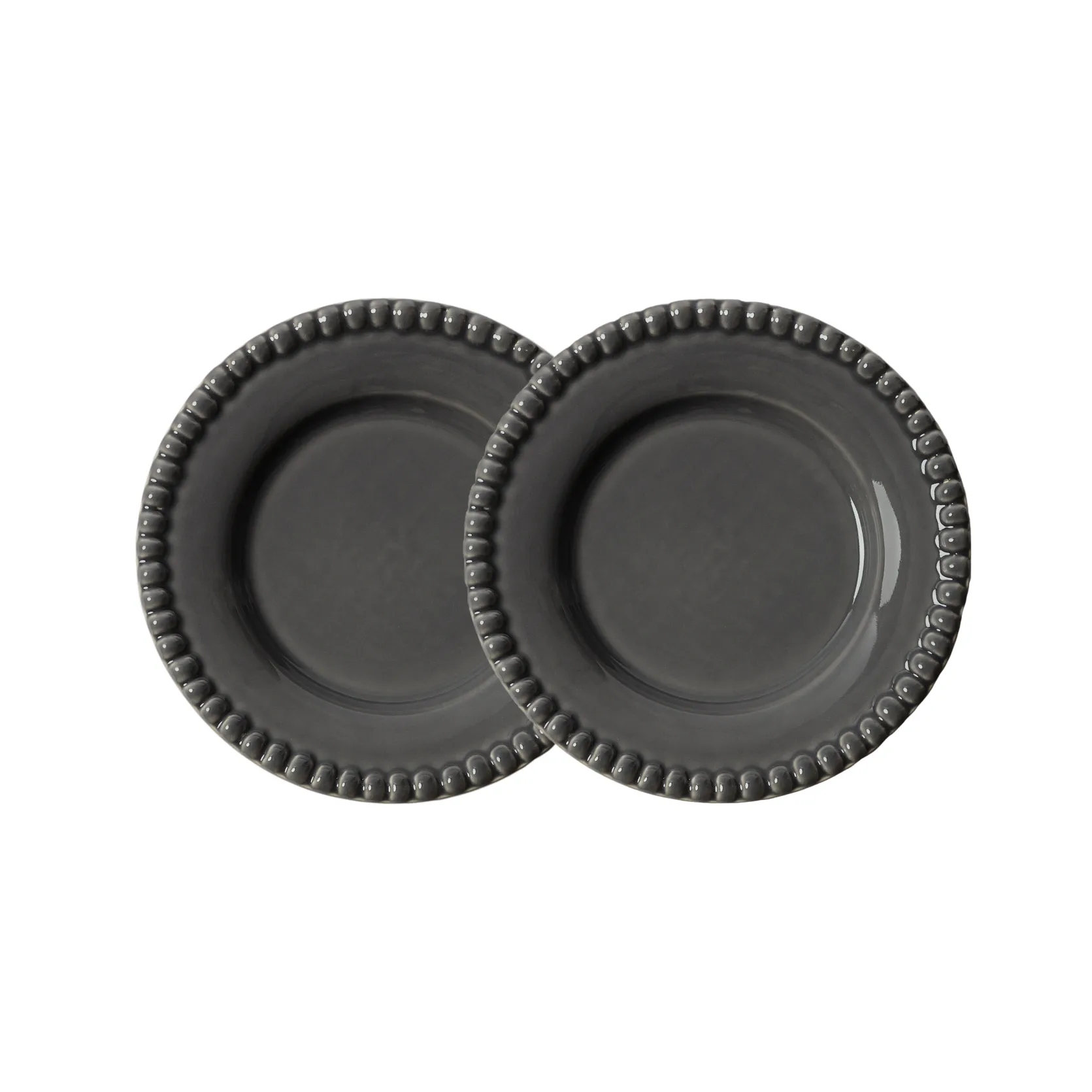 Daria tallerken Ø18 cm 2-stk., Clean grey PotteryJo