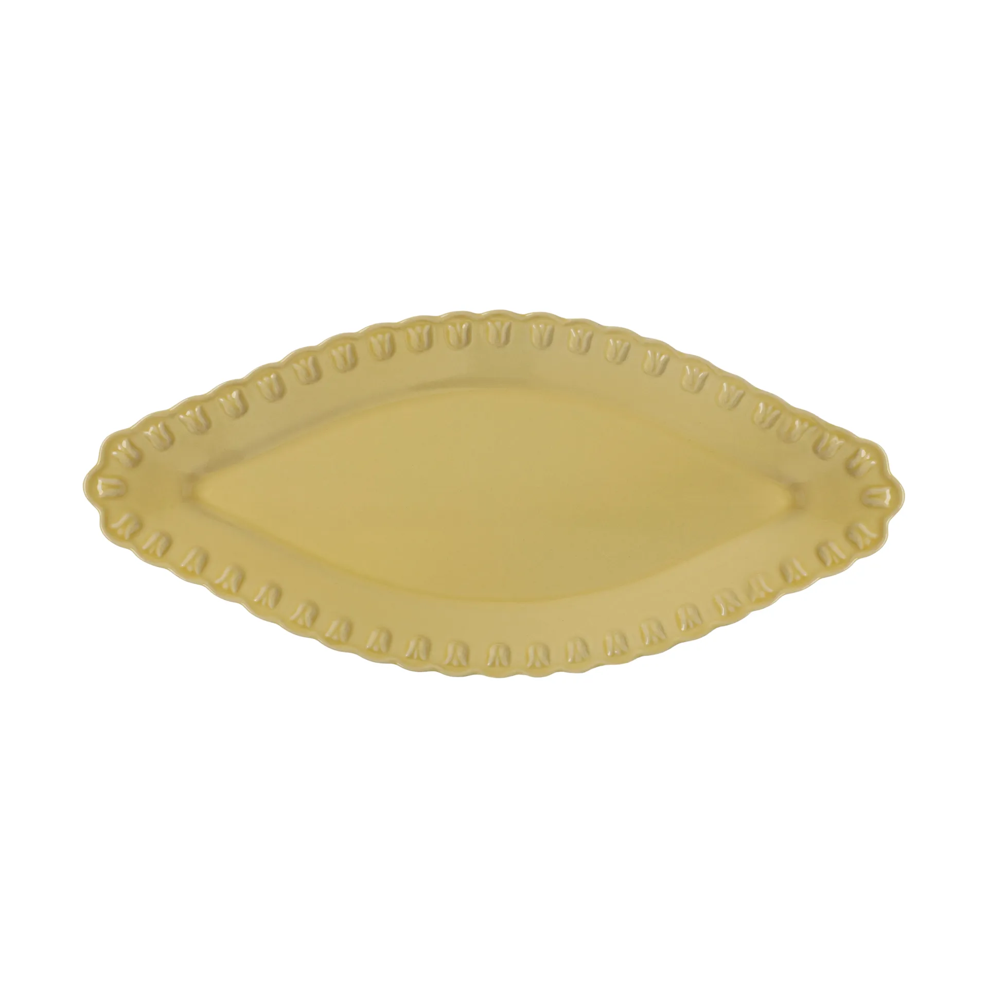 Tulipa ovalt fat 20x45 cm, Pale Moon PotteryJo