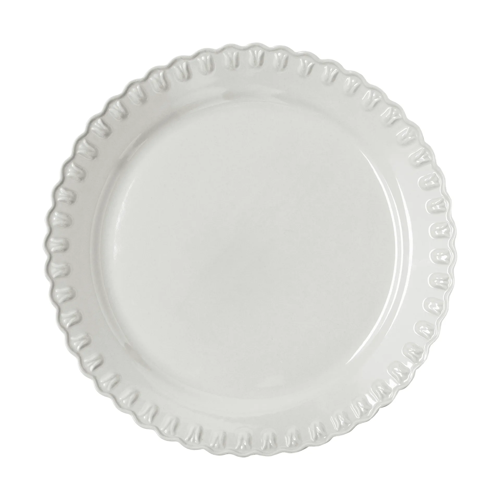 Tulipa serveringsfat Ø37 cm, White PotteryJo