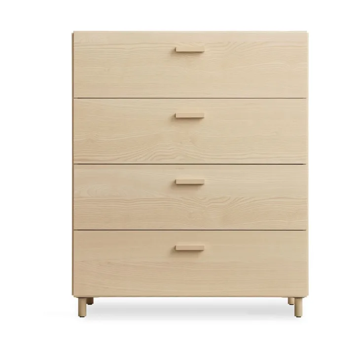 Relief kommode bred med ben 82x92,2 cm ask - Relief