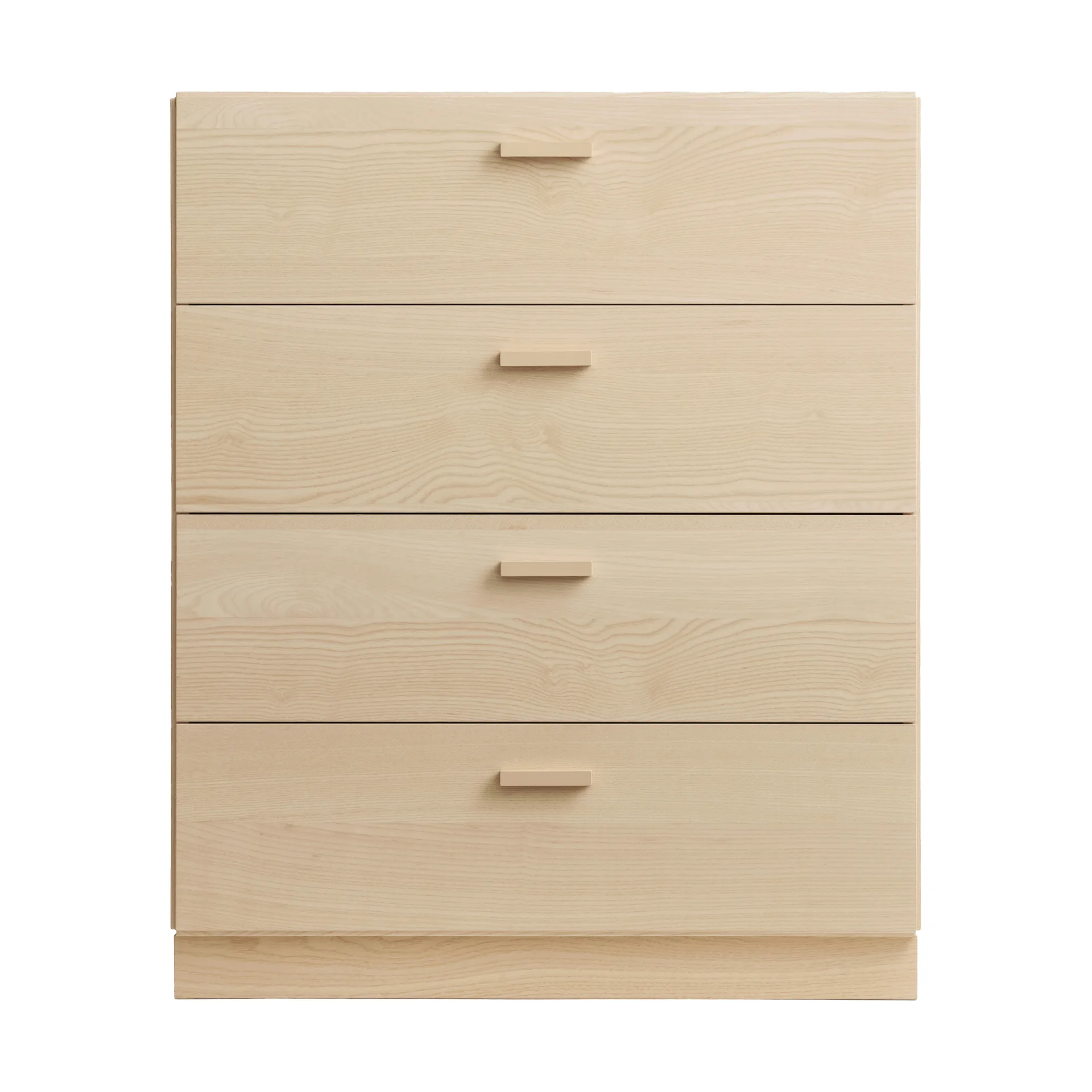 Relief kommode bred med sokkel 82x92,2 cm ask,  Relief