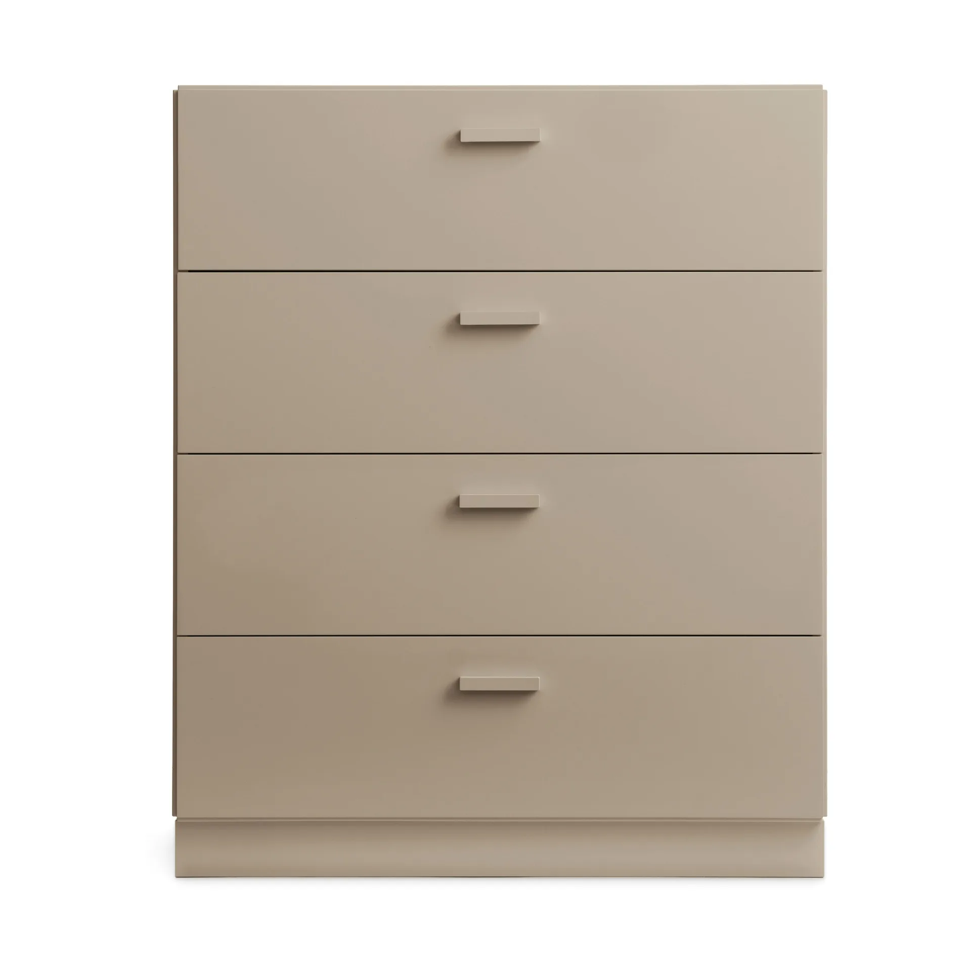 Relief kommode bred med sokkel 82x92,2 cm beige Relief