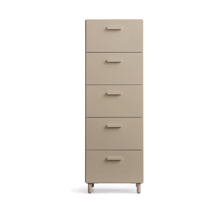 Relief kommode høy med ben 41x115 cm beige - undefined - Relief