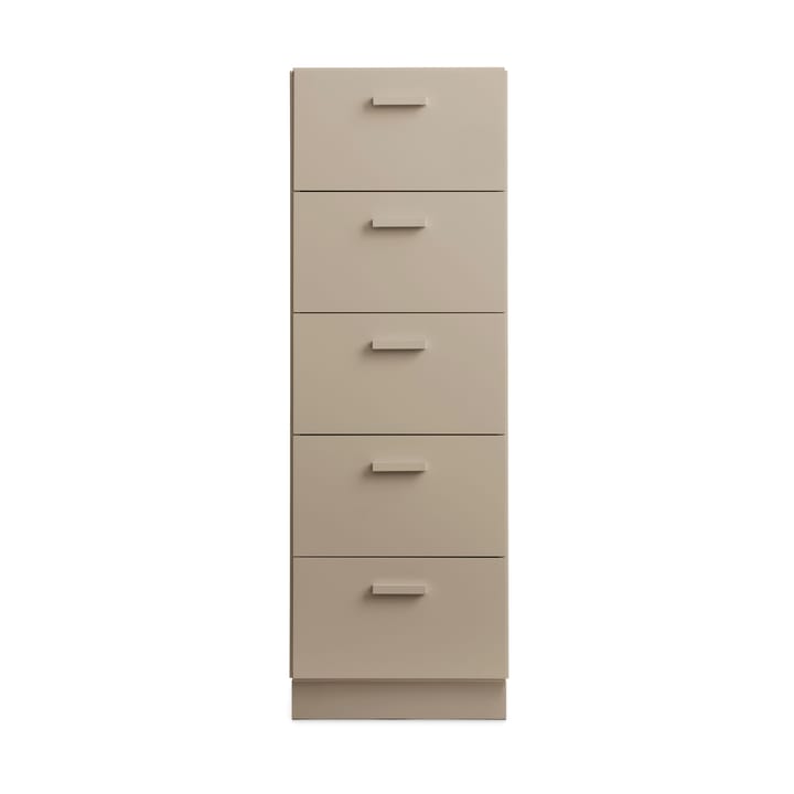 Relief kommode høy med sokkel 41x115 cm beige - undefined - Relief
