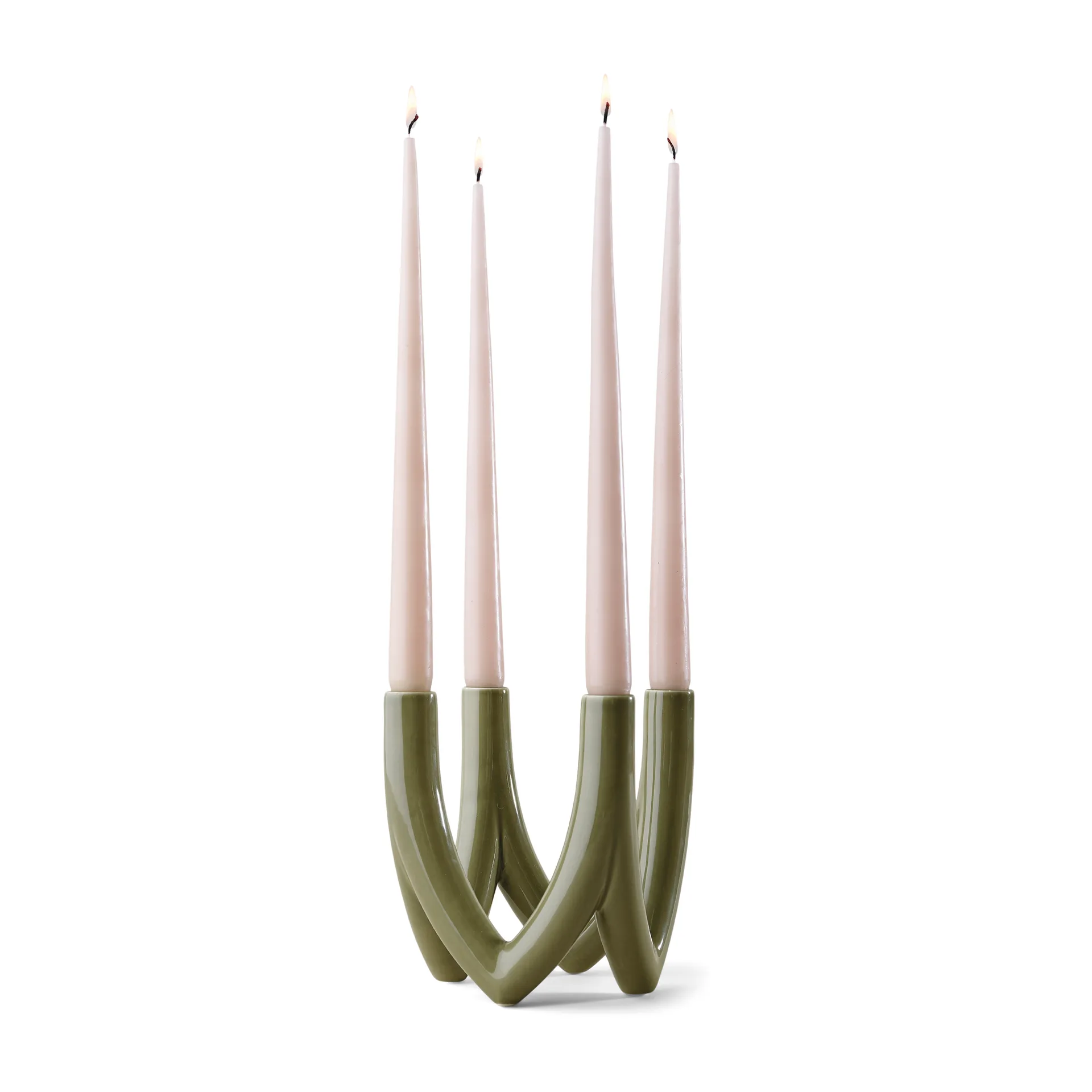 Chandelier lysestake no. 56, Olive Green Ro Collection