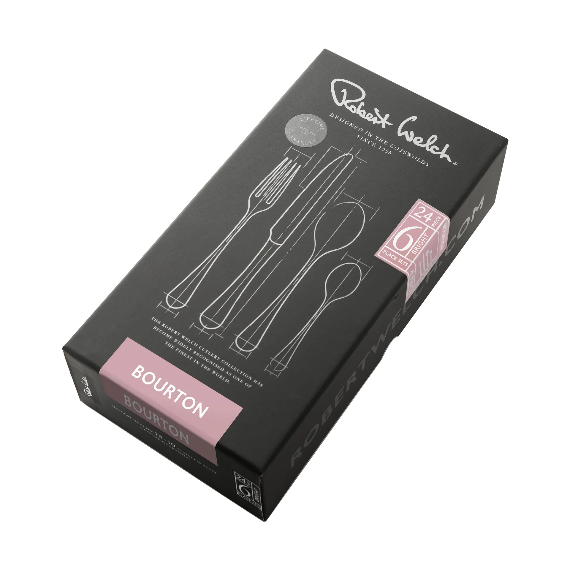 Bourton Bright bestikk, 24 deler Robert Welch