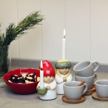 Adventsbarn Lucia - hvit-grønn - Rörstrand