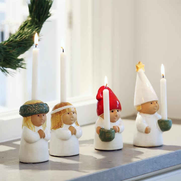 Adventsbarn Stjärngosse, hvit Rörstrand