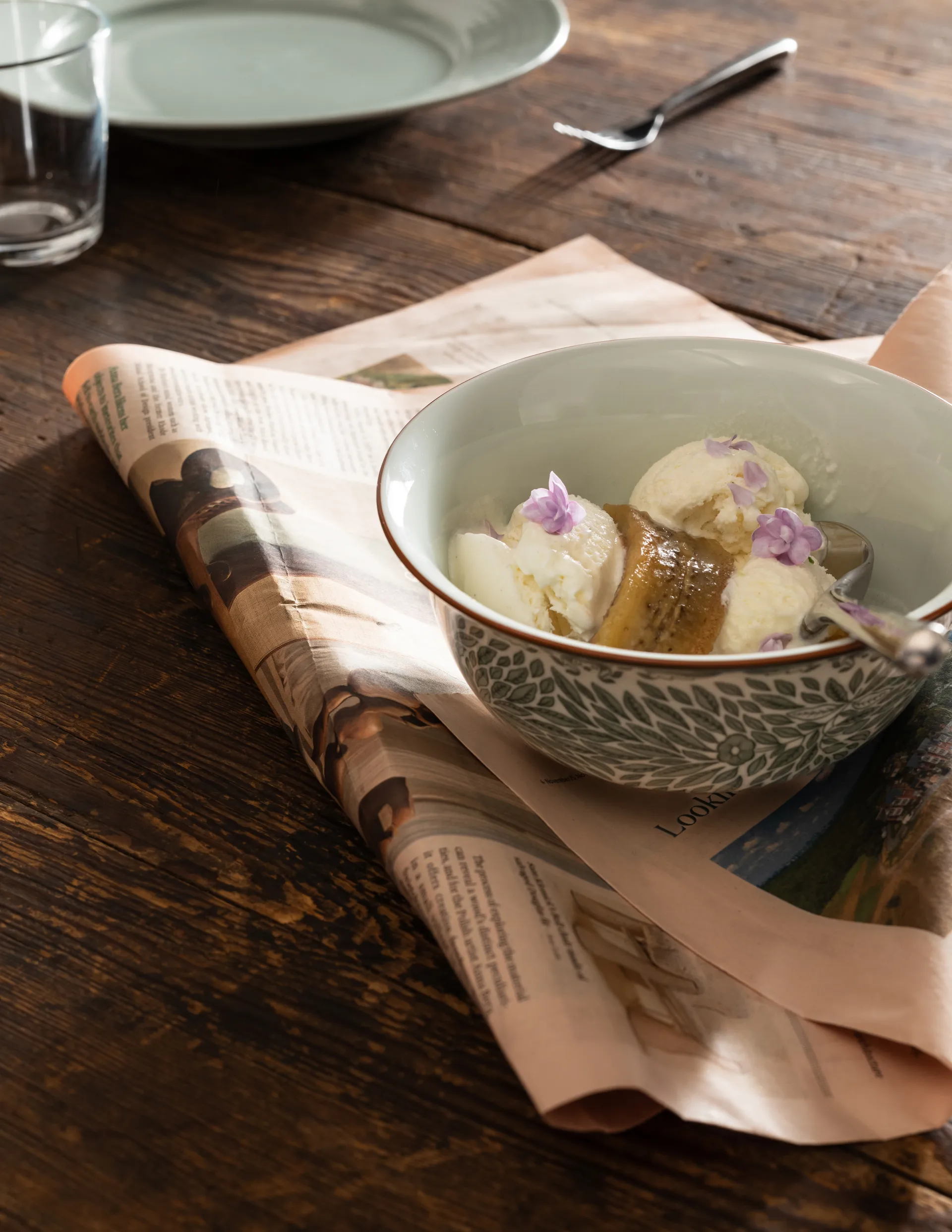 Ostindia Floris skål 30 cl, Grønn Rörstrand