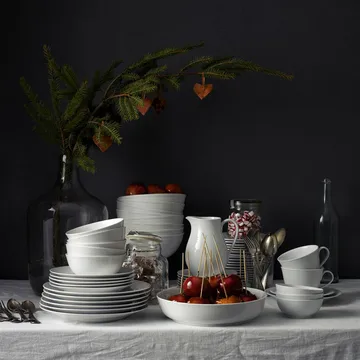 Swedish Grace asjett 17 cm 6-pk snø (hvit) - Rörstrand