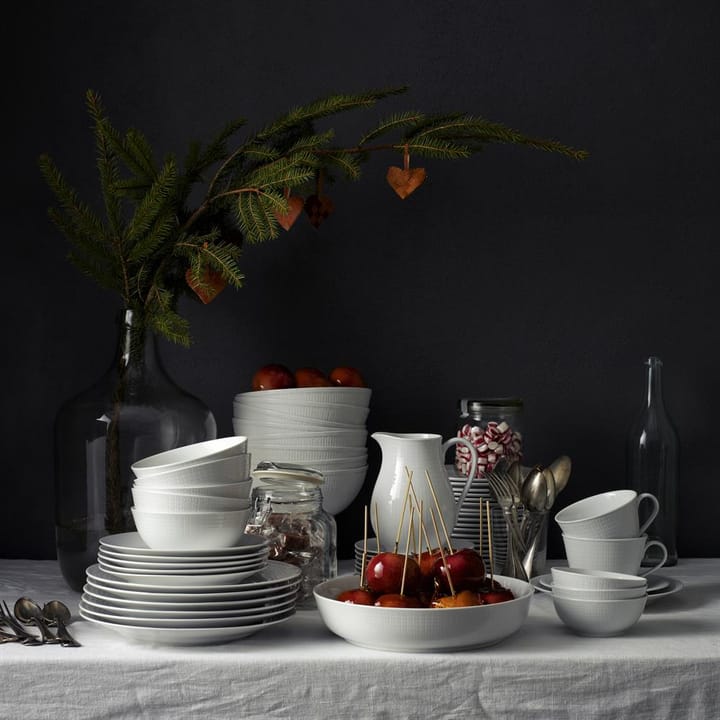 Swedish Grace asjett 17 cm 6-pk snø (hvit) Rörstrand