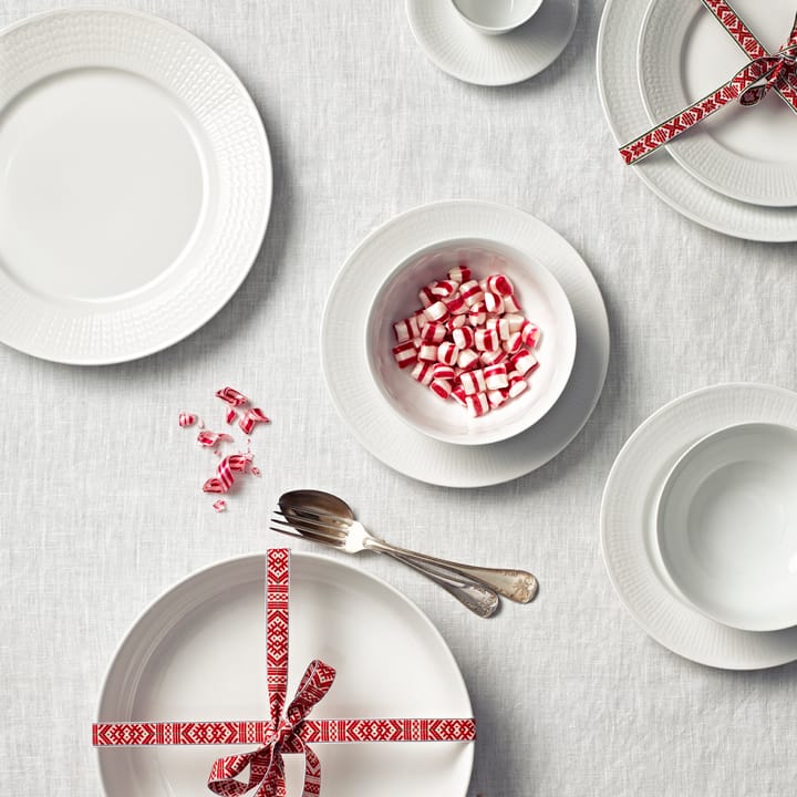 Swedish Grace asjett 17 cm 6-pk snø (hvit) Rörstrand