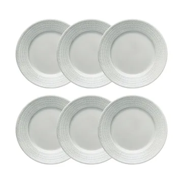 Swedish Grace asjett 6-pk Tåke (grå) - Rörstrand