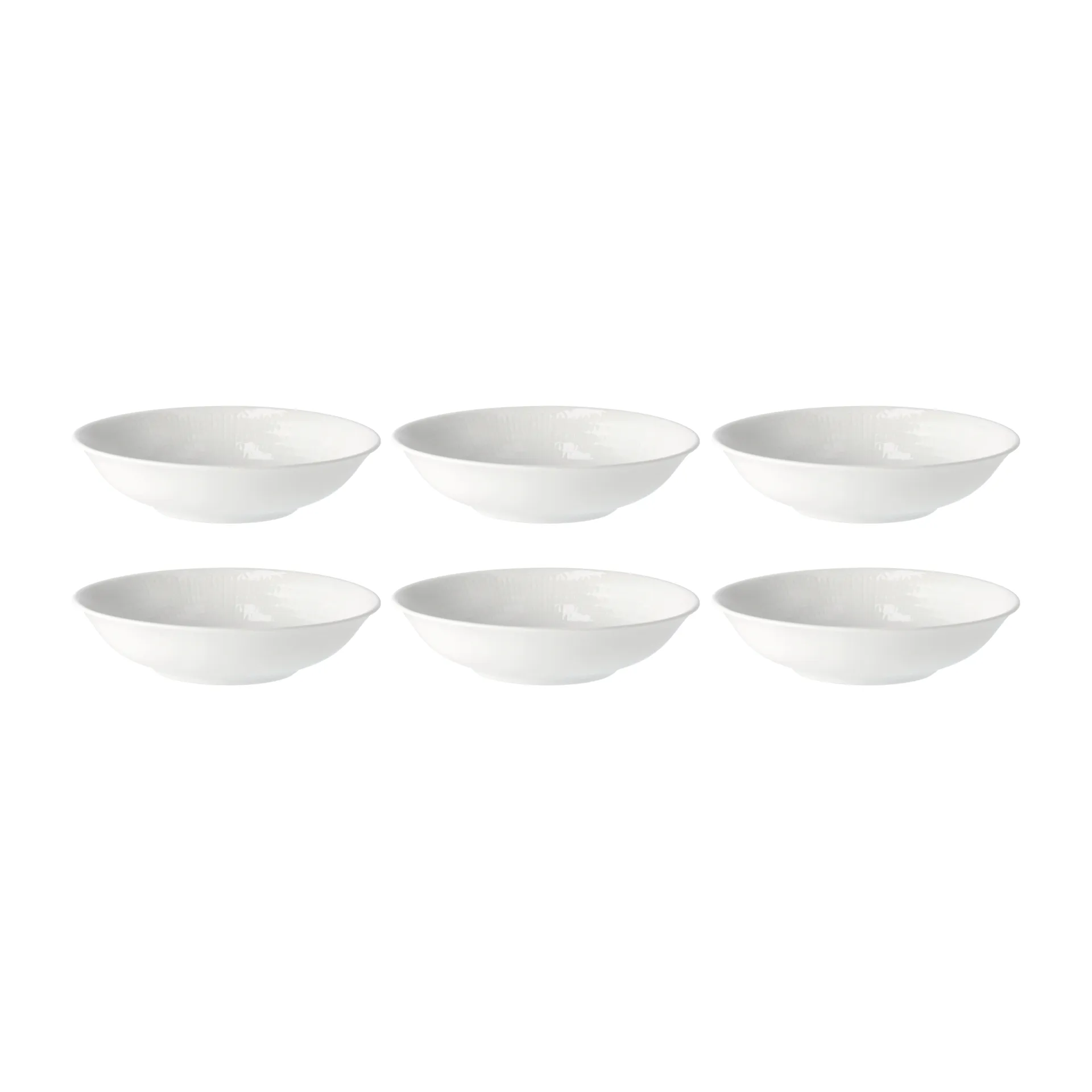 Swedish Grace dyp tallerken 19 cm 6-pk snø (hvit),  Rörstrand