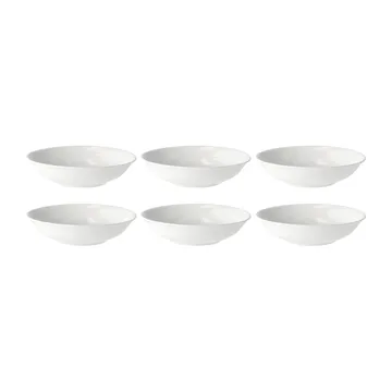Swedish Grace dyp tallerken 19 cm 6-pk snø (hvit) - Rörstrand