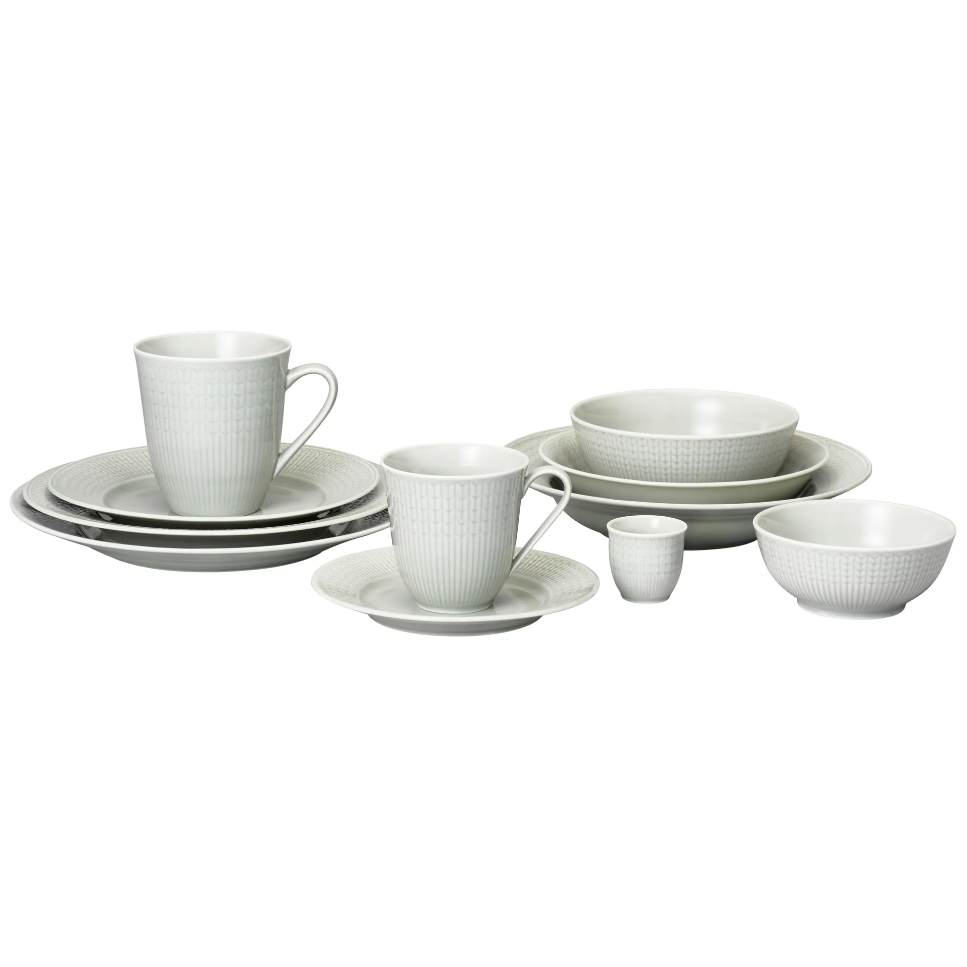 Swedish Grace dyp tallerken 6-pk Tåke (grå),  Rörstrand