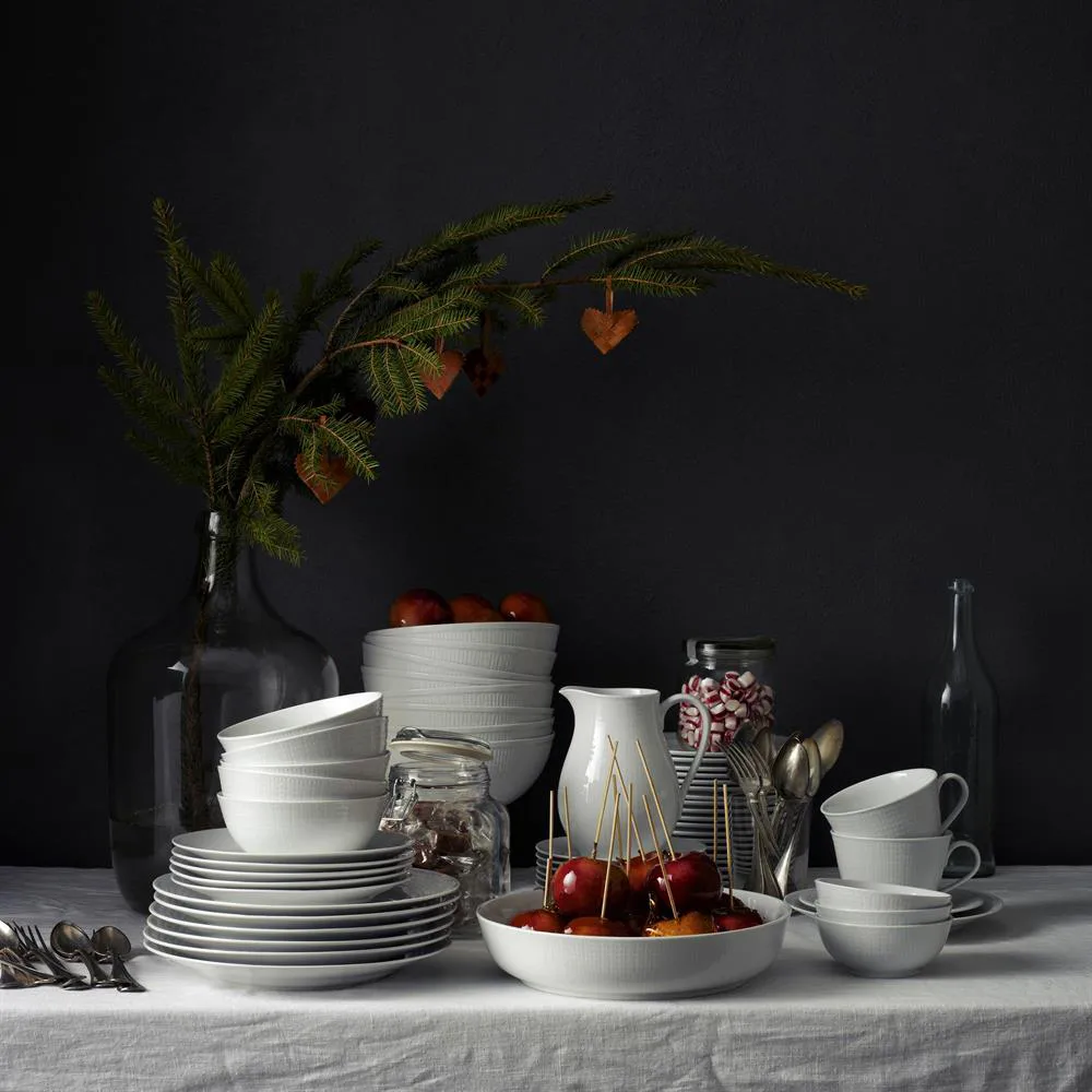 Swedish Grace & Karlevi startsett - Snø (hvit),  Rörstrand