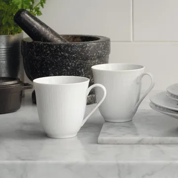 Swedish Grace kopp 30 cl 6-pk snø (hvit) - Rörstrand