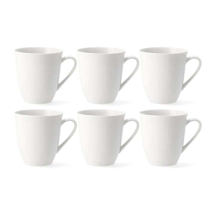 Swedish Grace kopp 50 cl 6-pk snø (hvit) - undefined - Rörstrand