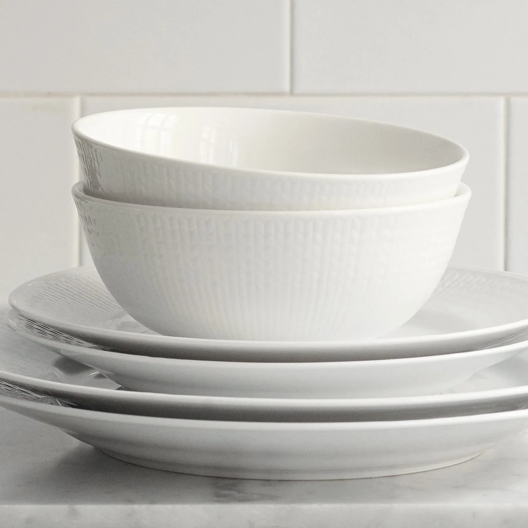 Swedish Grace skål 60 cl 8-pakning - Snø (hvit) Rörstrand