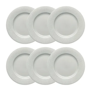 Swedish Grace tallerken Ø24 cm 6-pk Tåke (grå) - Rörstrand