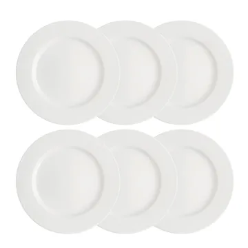 Swedish Grace tallerken 27 cm 6-pk snø (hvit) - Rörstrand