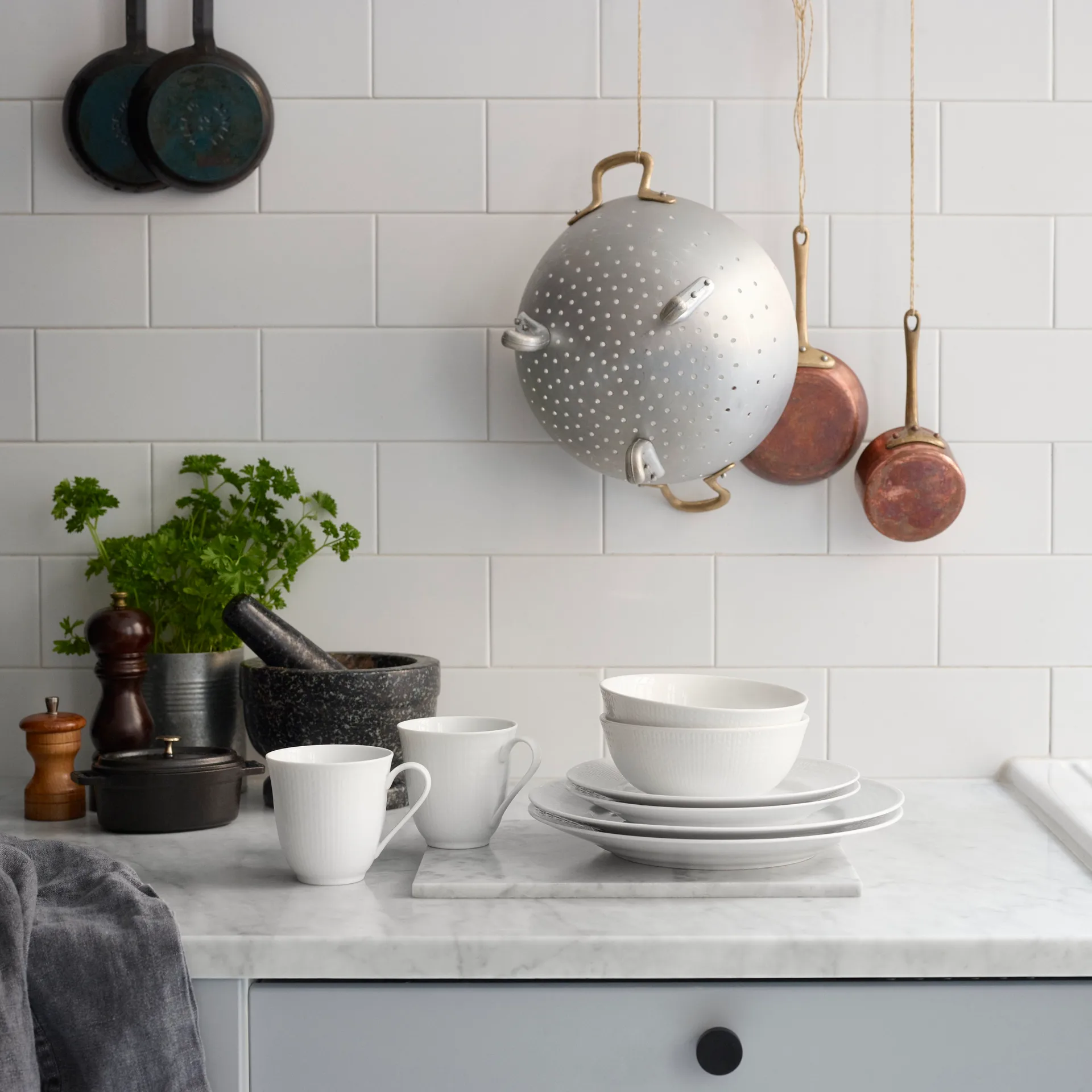 Swedish Grace tallerken 27 cm 6-pk snø (hvit) Rörstrand