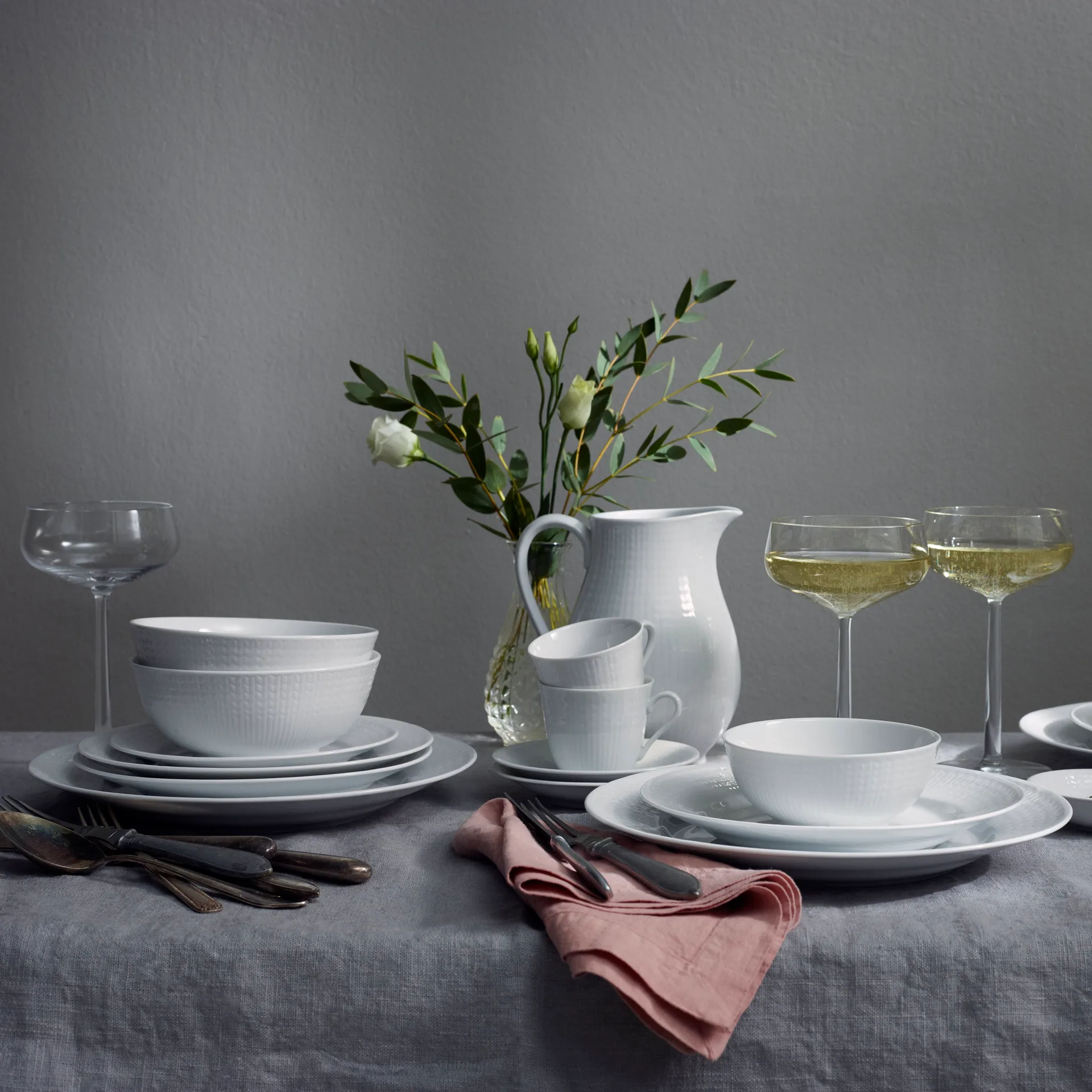 Swedish Grace tallerken 27 cm 6-pk snø (hvit) Rörstrand