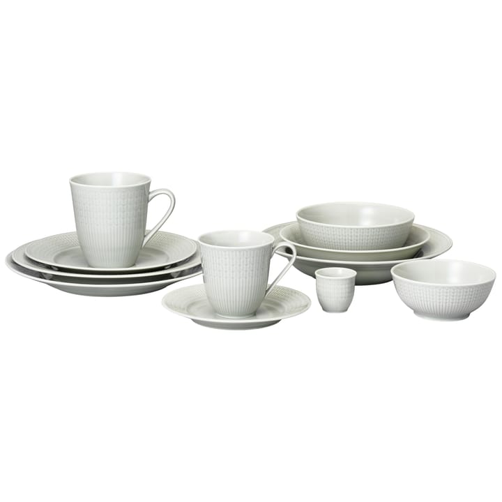 Swedish Grace tallerken Ø 27 cm 6-pk Tåke (grå) Rörstrand