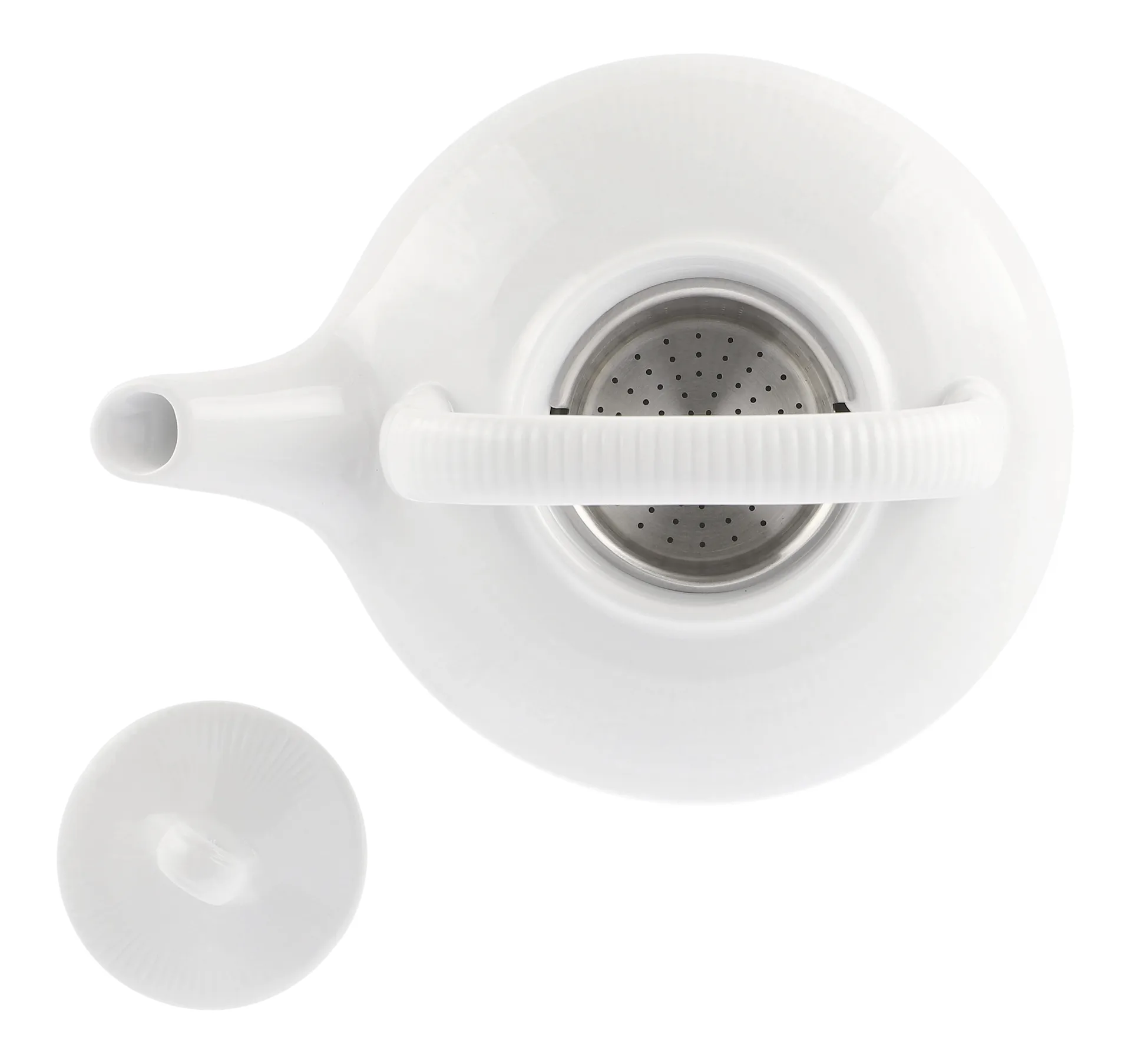 Swedish Grace tekanne, snø (hvit) Rörstrand