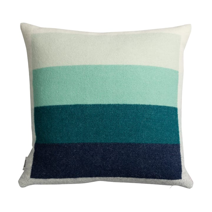 Åsmund bold pute 50x50 cm - Red-turquoise - Røros Tweed