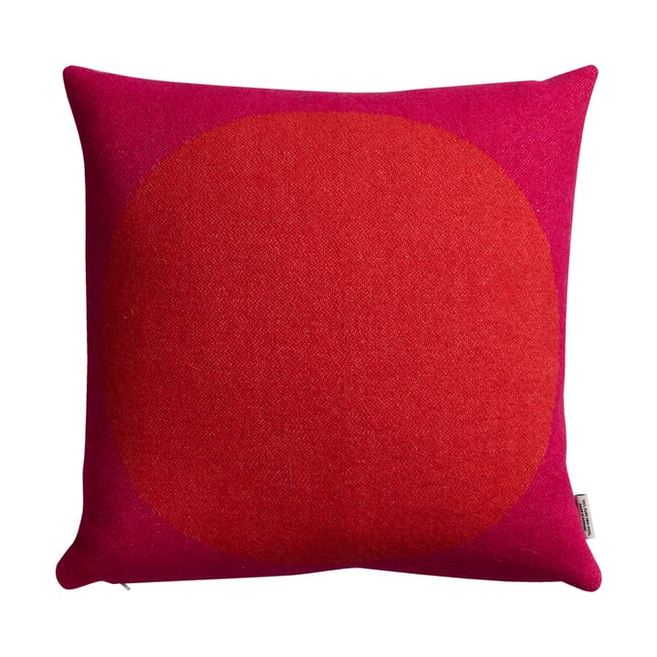 Åsmund bold pute 50x50 cm, Red-turquoise Røros Tweed