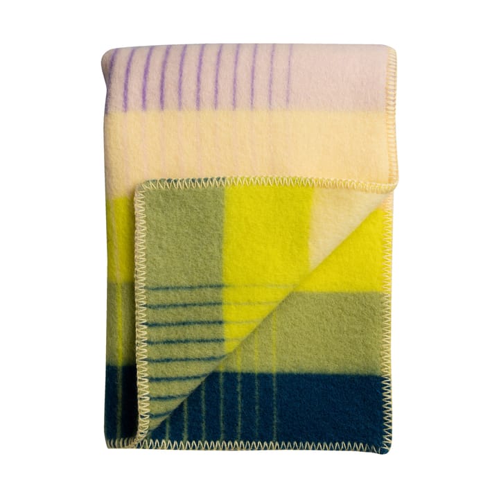 Åsmund gradient teppe 135x200 cm, Yellow-blue Røros Tweed