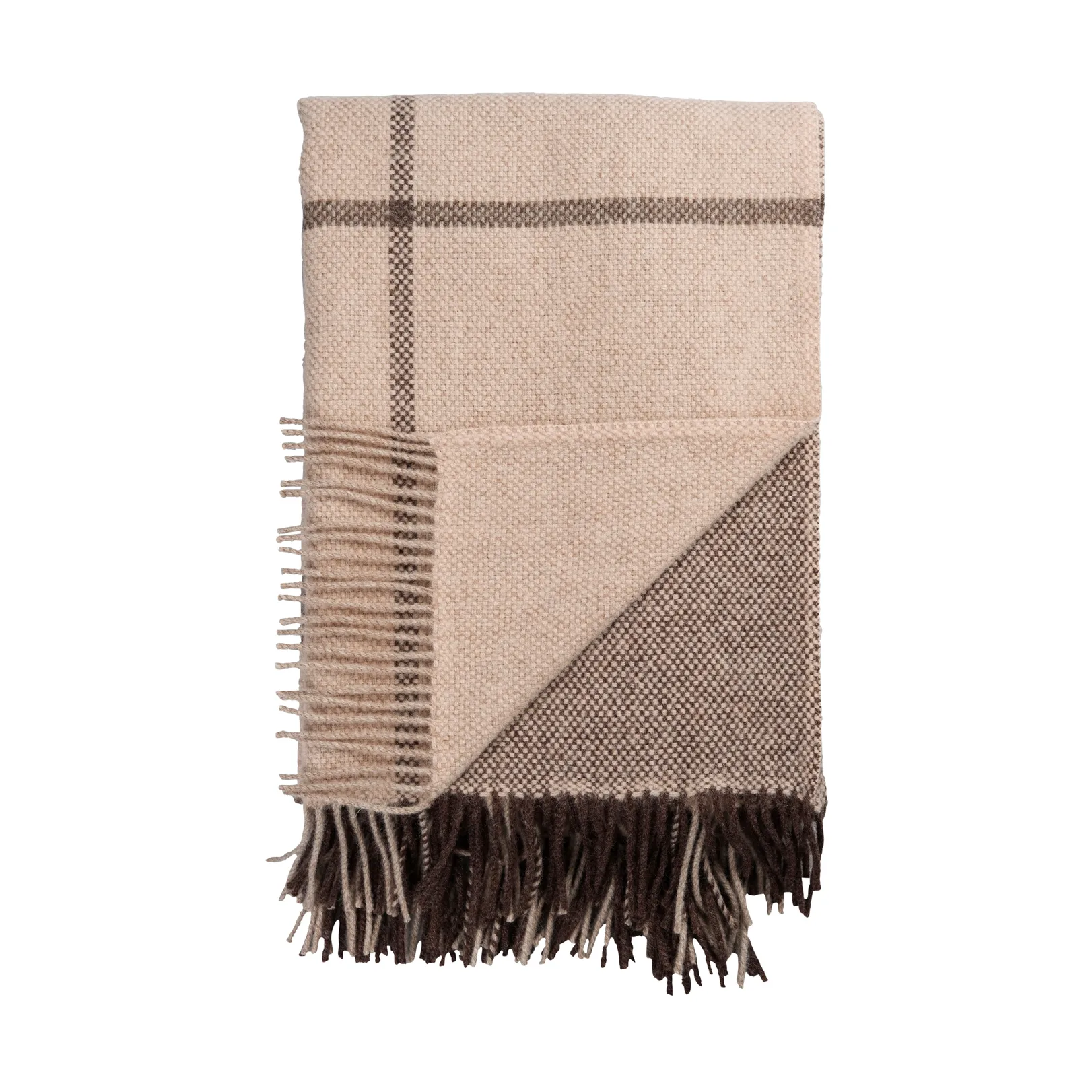 Filos pledd 145x220 cm, Brown Røros Tweed