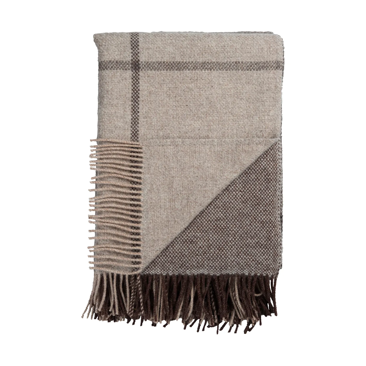 Filos pledd 145x220 cm, Grey Røros Tweed