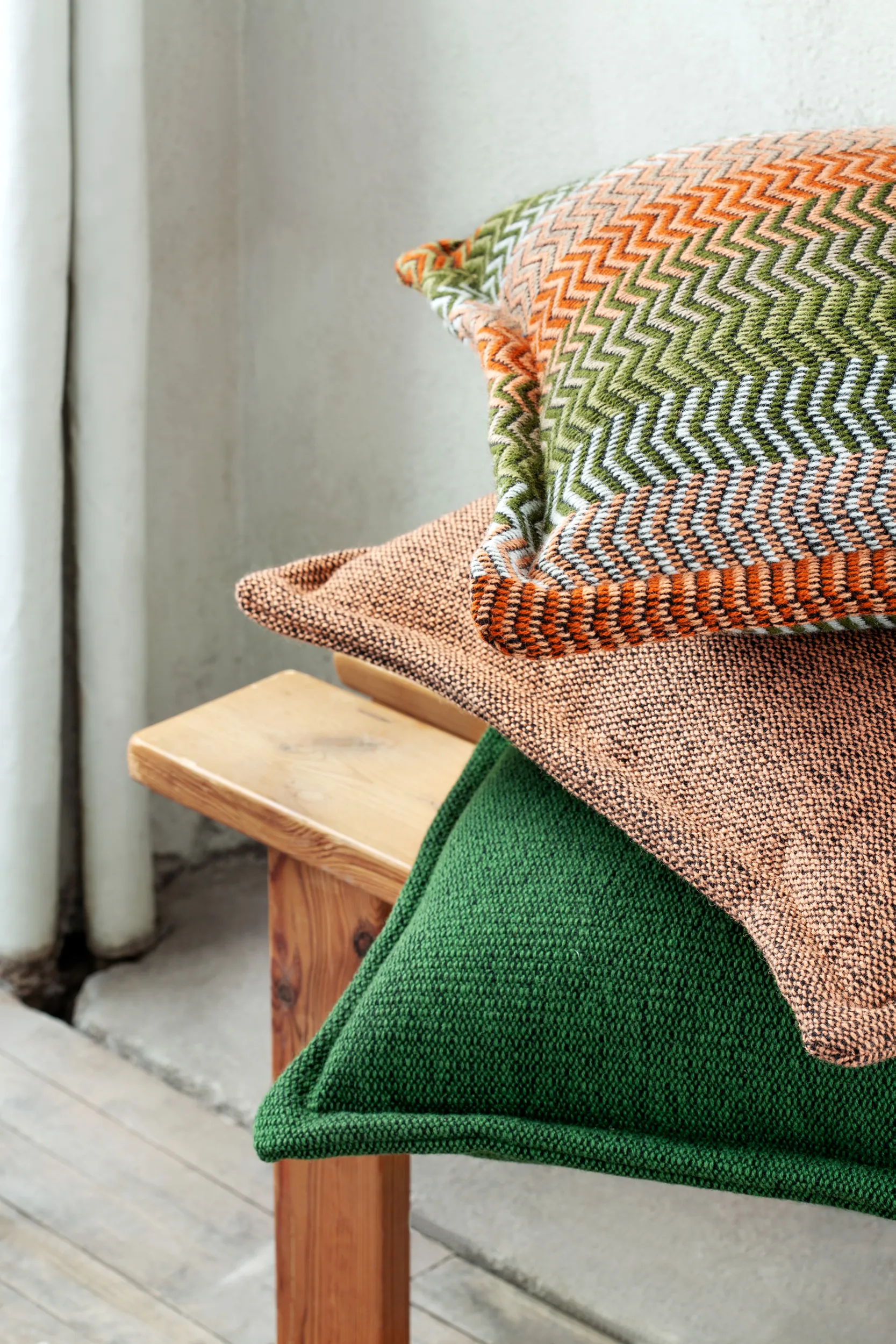 Fri pute 60x60 cm, Harvest Røros Tweed