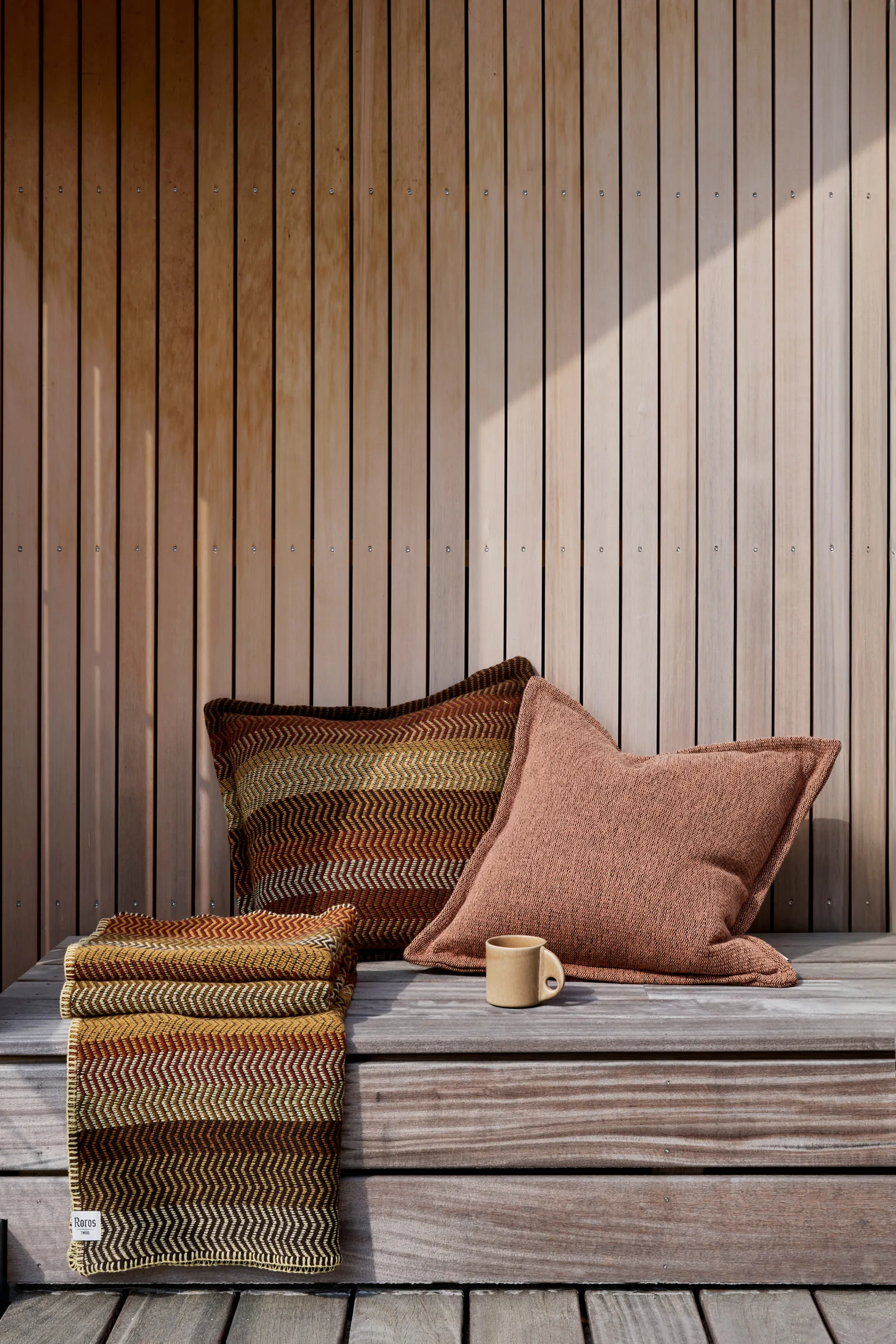 Fri teppe 100x150 cm, Stubble field Røros Tweed