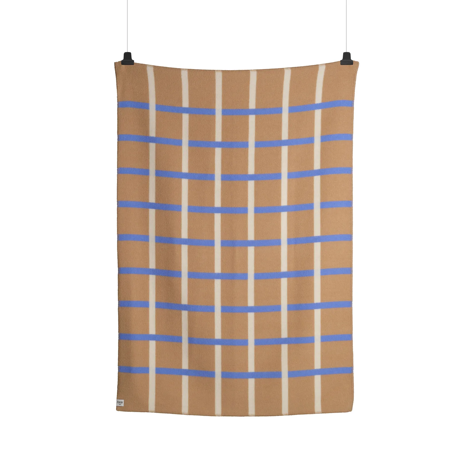 Knut teppe 135x200 cm, Taupe Røros Tweed