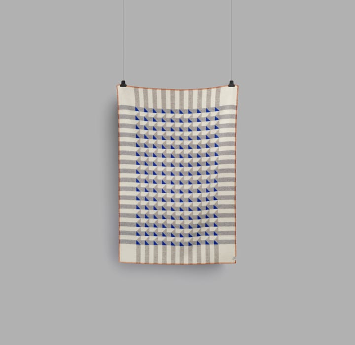 Kvam teppe 135x200 cm, Blue Røros Tweed