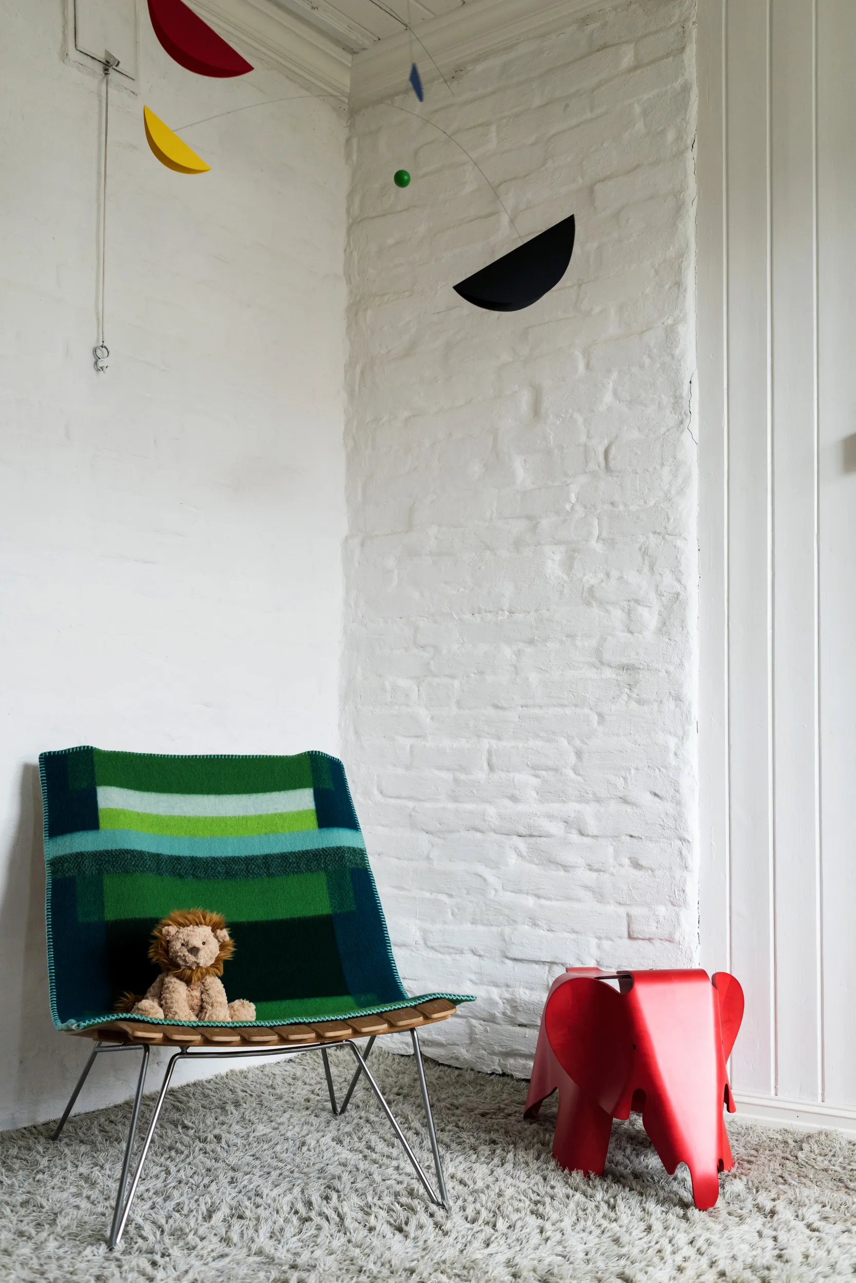 Mikkel teppe 135x200 cm, Green Røros Tweed