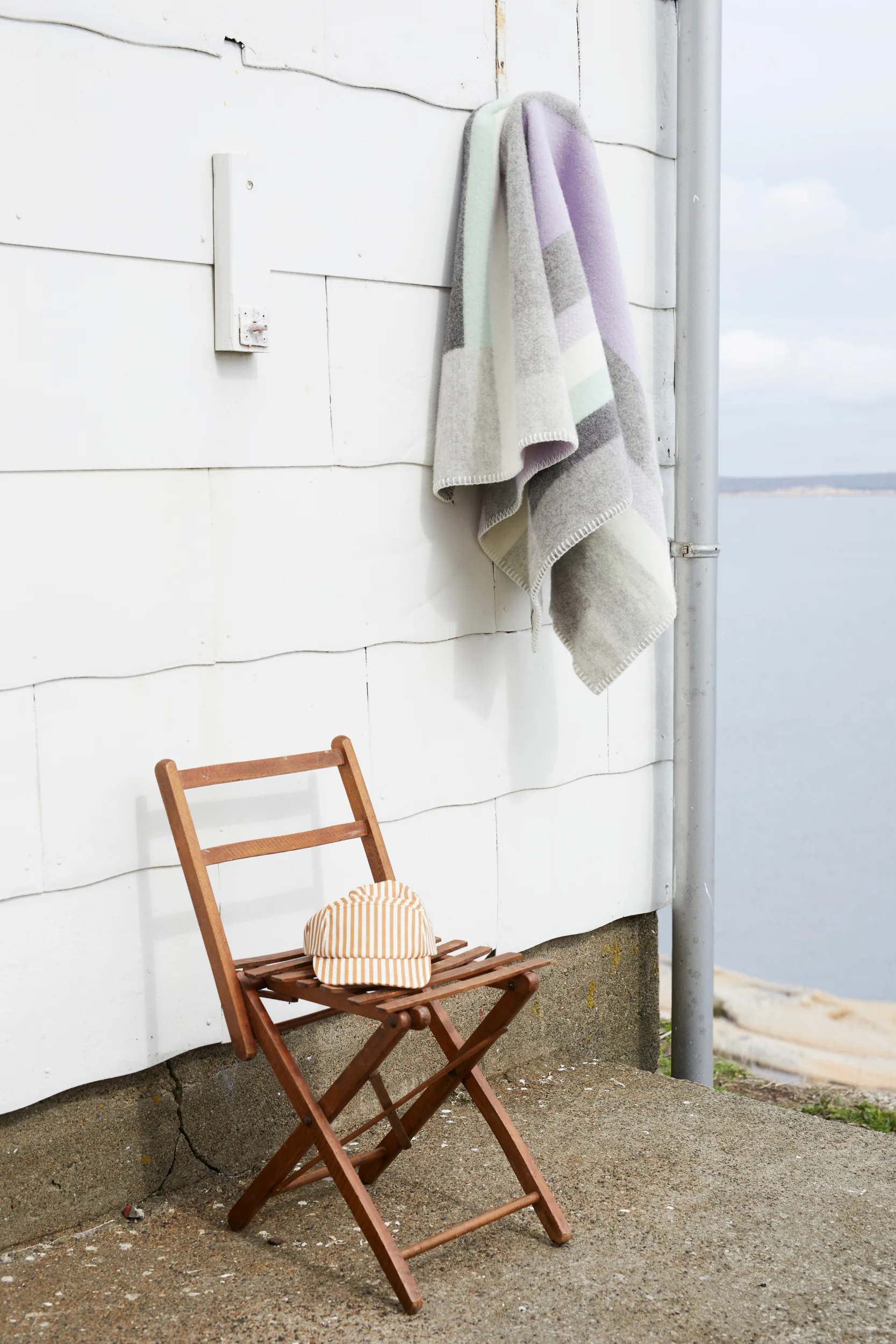 Mikkel teppe 135x200 cm, Grey Røros Tweed