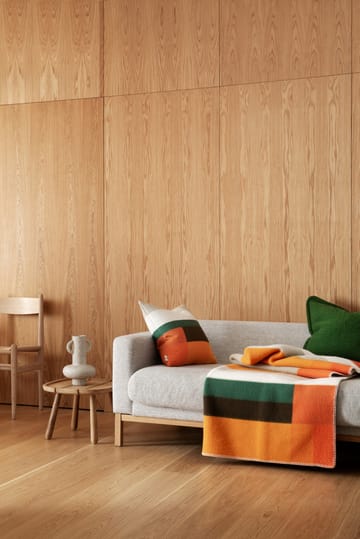 Mikkel teppe 135x200 cm - Orange - Røros Tweed