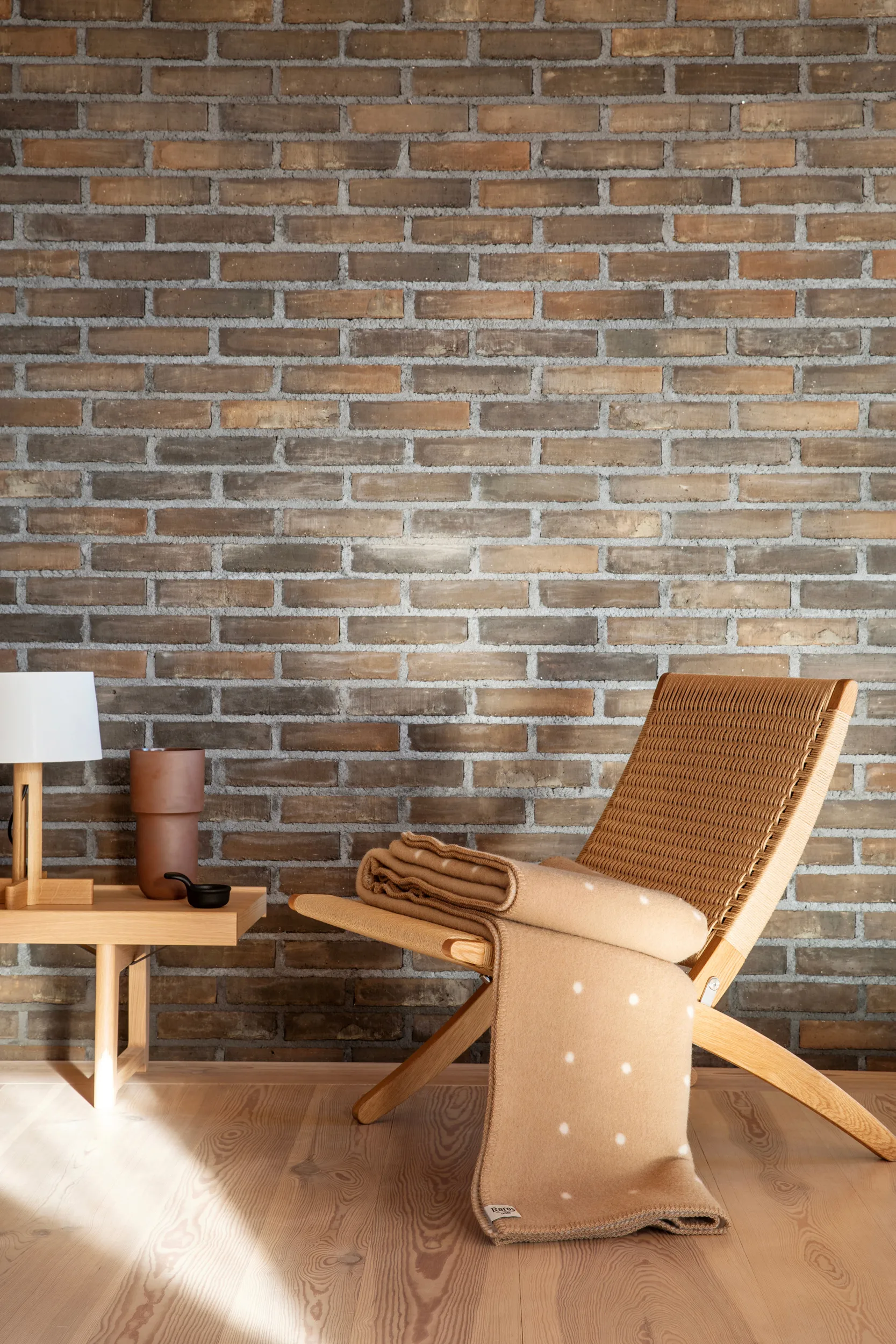 Pastille teppe 135x200 cm, Mushroom Røros Tweed