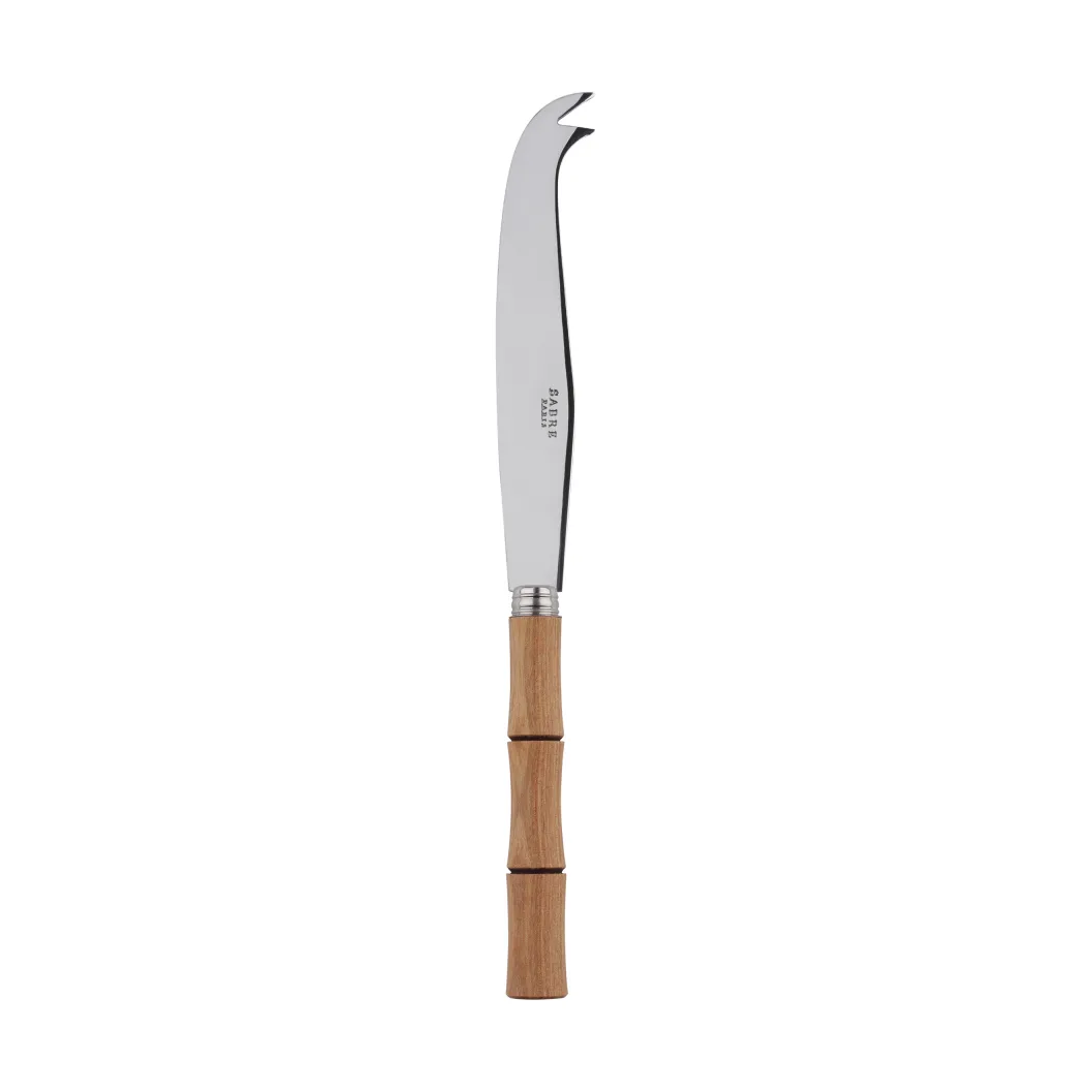 Bamboo shape ostekniv 16 cm, Light wood laminert SABRE Paris