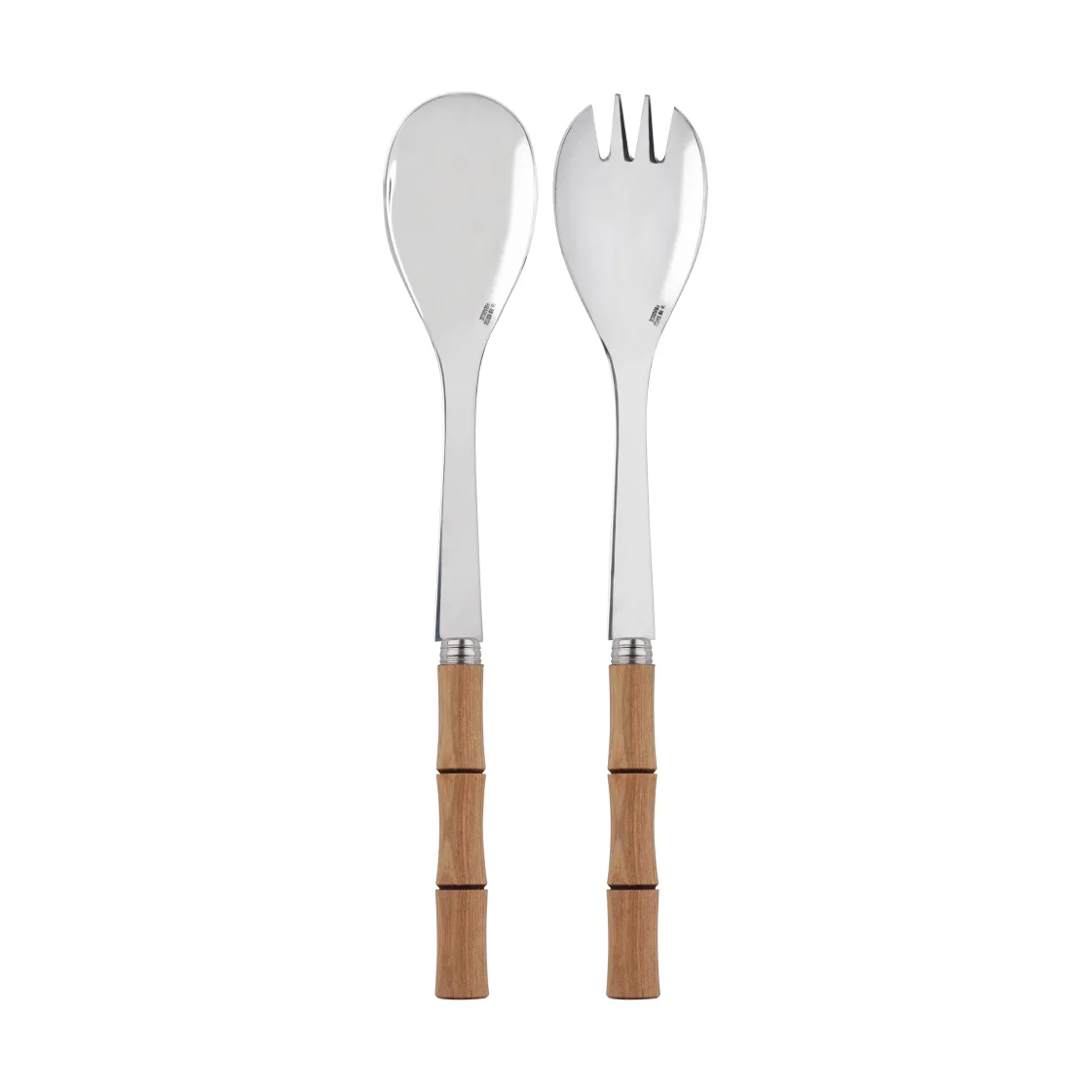 Bamboo shape salatbestikk 2 deler, Light wood laminert SABRE Paris