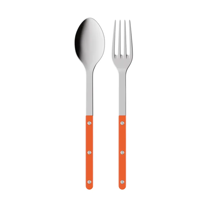 Bistrot solid serveringsbestikk 2 deler - Orange - SABRE Paris