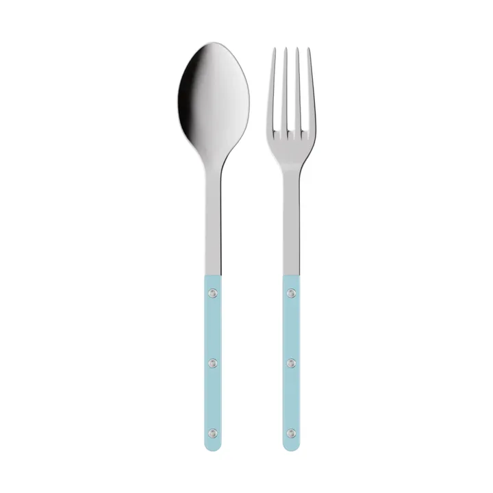 Bistrot solid serveringsbestikk 2 deler - Pastel blue - SABRE Paris