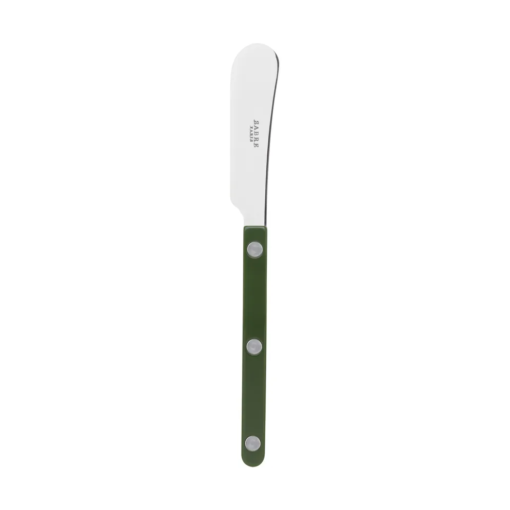 Bistrot solid smørkniv 14 cm, Green SABRE Paris