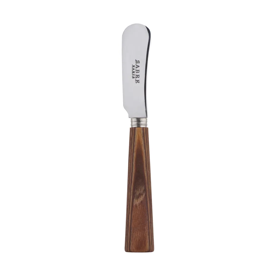 Nature smørkniv 14 cm, Light wood laminert SABRE Paris